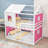 Frame House Bed With Tent And Ladder-477862981-477862983