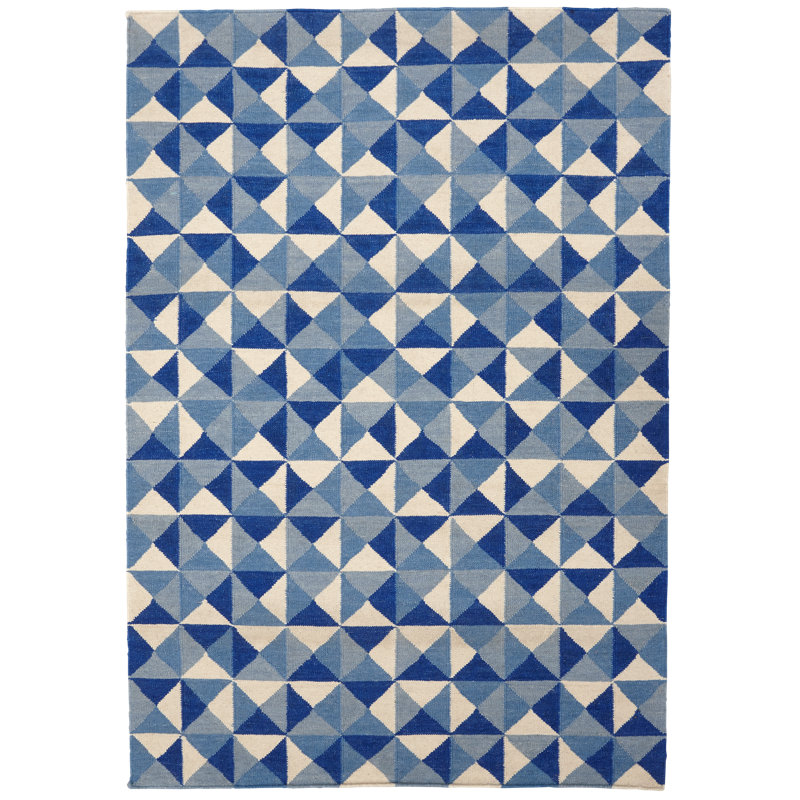 Tyrone Geometric Wool Hand Woven Area Rug, Rectangle 170 x 240cm