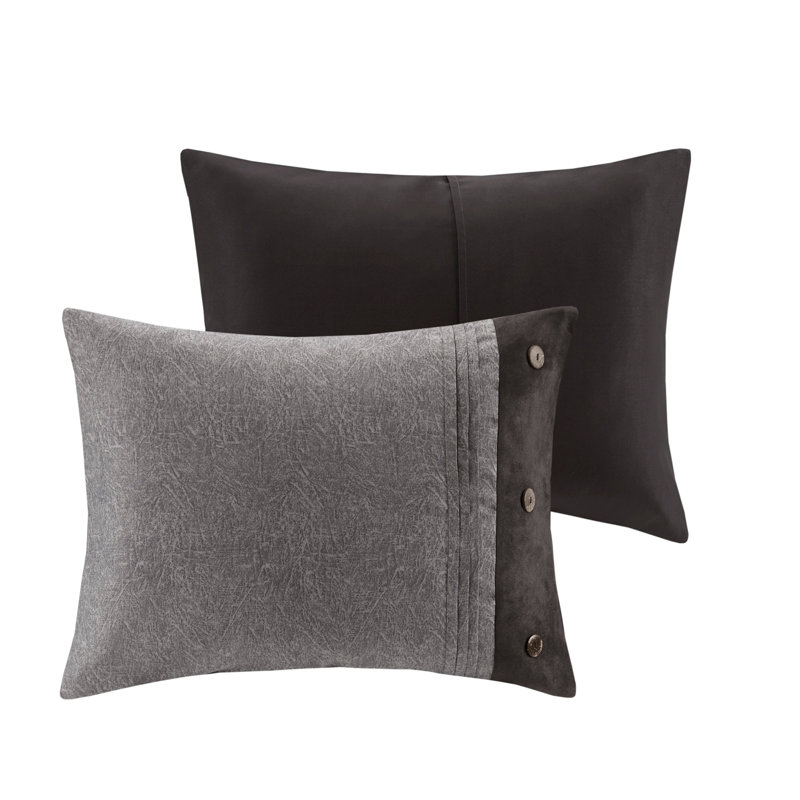 7 Piece Comforter Set Grey