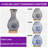 5 Inch Mosaic Glass Vase Table Lamp (wood Base, 3-color Dimmable Light, Usb Powered)