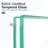 60" H Semi- Double Sliding Bypass Shower Door, 1/4"  6Mm  Thick Tempered Glass, Matte Black, Door For Different Bathroom Spaces, Lightweight And Aluminum Frame, Smooth Quiet With Stainless Steel