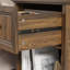 Ensemble de chambre à coucher de ferme 3 pièces, commode 7 tiroirs et tables de chevet 2 tiroirs avec armoire de rangement-1371536975