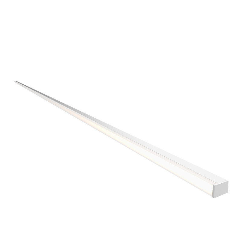 Stix Plus LED Wall Bar , Satin White, 0.75'' H x 98.5'' W x 1'' D, 86 W