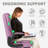 Fabric Office Gaming Chair, Ergonomic High Back Desk Chair, Big and Tall Executive Chair Height Adjustable with Footrest Lumbar-1360075892