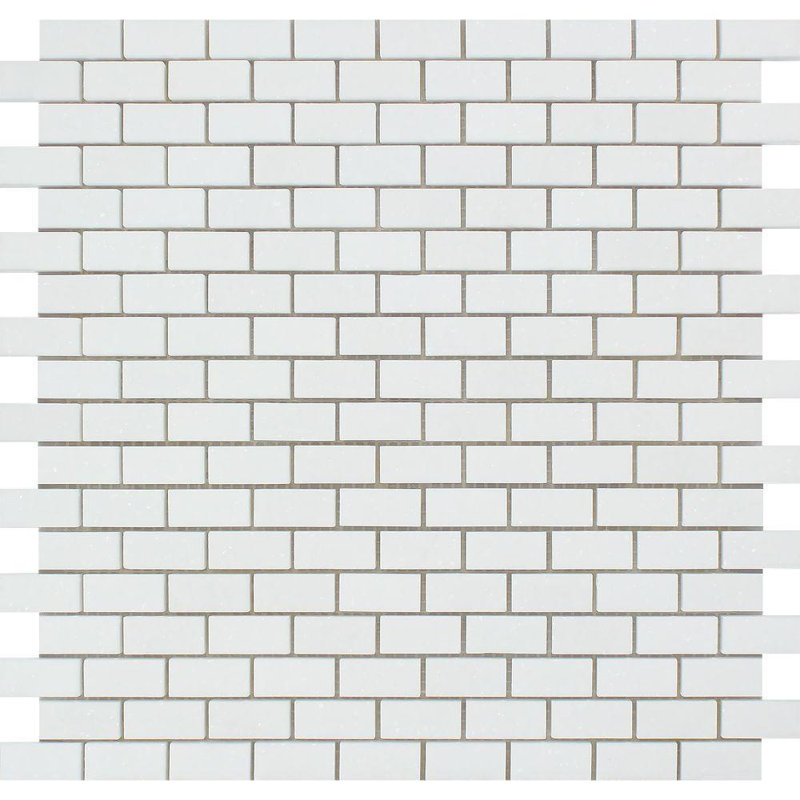 Carreau de mosaïque en marbre et brique