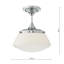 Lisette Glass Semi Flush Mount