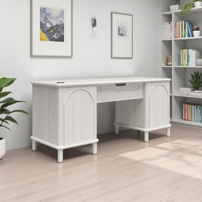 Bureau à double caisson, design moderne