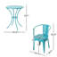Table et chaises d'extérieur en fer Kd 3 pièces