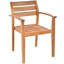 Repas d'extérieur avec chaises en bois, coussins amovibles, pieds ergonomiques confortables et réglables pour les sièges de patio