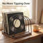 Rangement pour disques vinyles en bois, présentoir pour disques vinyles et 33 tours, porte-revues, rangement pour CD et DVD, étagère de rangement pour albums, brun-135104854