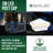 Powder Coated Finish Integrated LED Aluminium Fence Post Cap Light 4 in. x 4 in. with Base Adapter Included-64873603