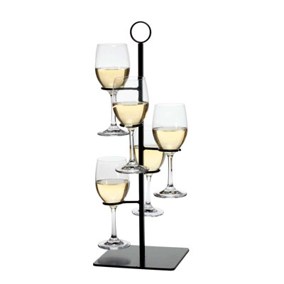 Gary Wine Glass Flight Server
