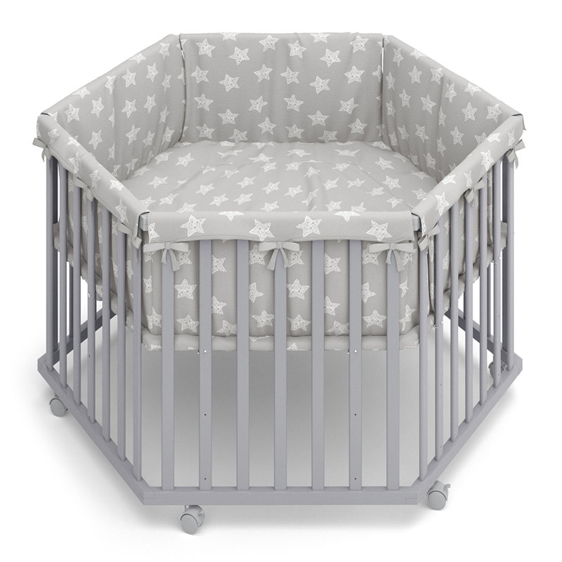 Abe Travel Cot, Grey