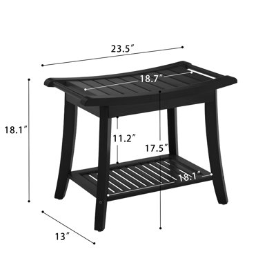 Assembly Required Bamboo Shower Bench