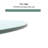 30" Clear Tempered Glass Table Extra, 1/4" Thick, Heat For Lobby Tables Inch Insertion, Long-lasting-156315034