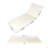 Lounge Chaise Set, Acacia Solid Wood With Lounge Cushion-108631151