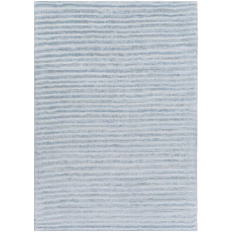 Braun Viscose Striped Indoor Rug, Rectangle 9' x 13'