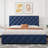 Bed With 4 Storage Drawers And Headboard-815749844-815749675