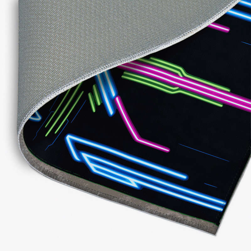 Luminal Orbit Indoor And Outdoor Area Rug, Rectangle 4' x 6'