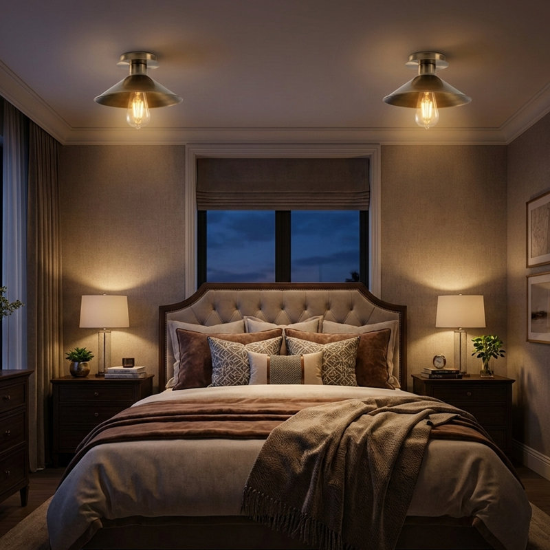 1 - Light Single Semi Flush Mount