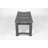 Backless HDPE Adirondack Bench With Wood Texture, Poly Lumber Seat For Patio, Backyard, Balcony, All-Weather Resistant With UV Protection-2127602710
