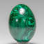 Genuine Polished Malachite Egg (154.9 Grams)