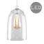 Kira 23cm H Glass Oval Pendant Shade ( Clip On )-28043231