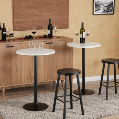 Mahnomen Counter Height 39.5'' Pedestal Dining Table