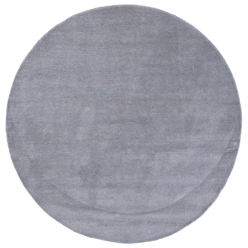 Southbury Hand Tufted Wool Solid Color Rug, Round 6'