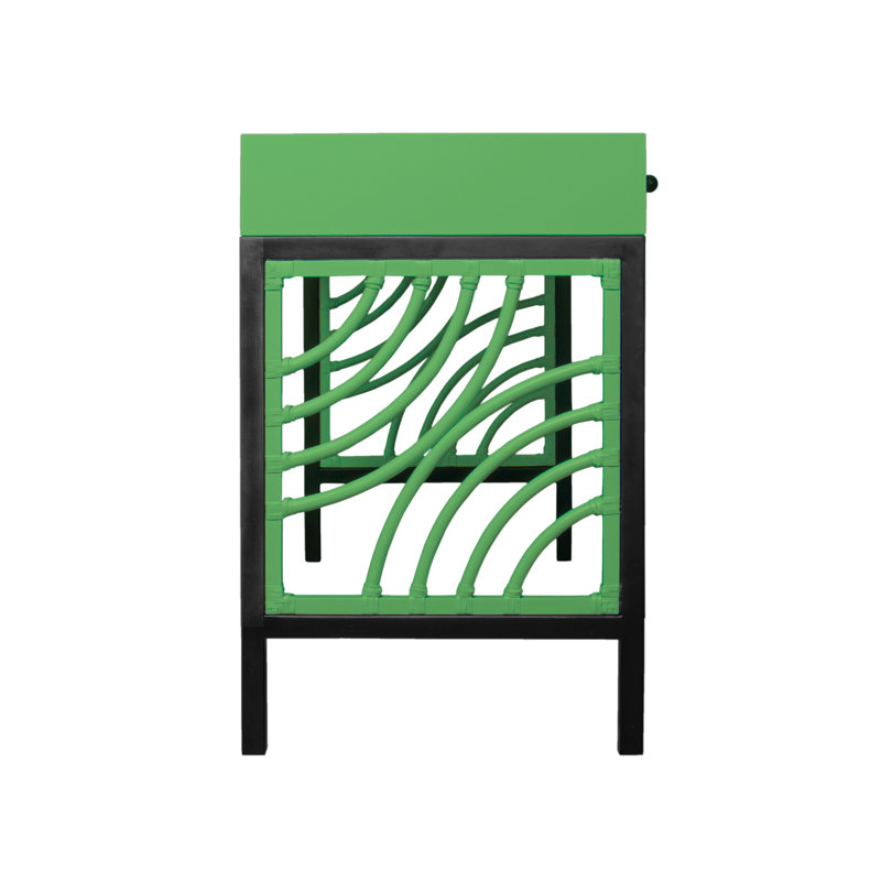 Swirl Writing Desk, Bright Green