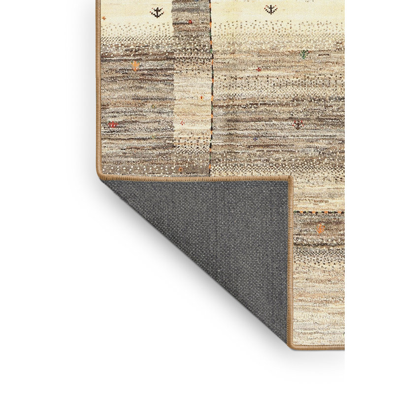Tapis ivoire / beige Drumgurland, Rectangle 7 pi x 9 pi