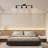 4-Light Modern Track Lighting Fixture with Flexibly Rotatable Light Heads, GU10 Bulbs Included