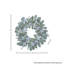 Couronne de bleuet sauvage 22 po