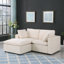 Confortable, modulaire, canapé, tissu, chic, petit espace, solution pour le salon