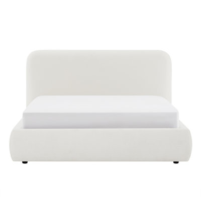 Lit plateforme tapissier Bella