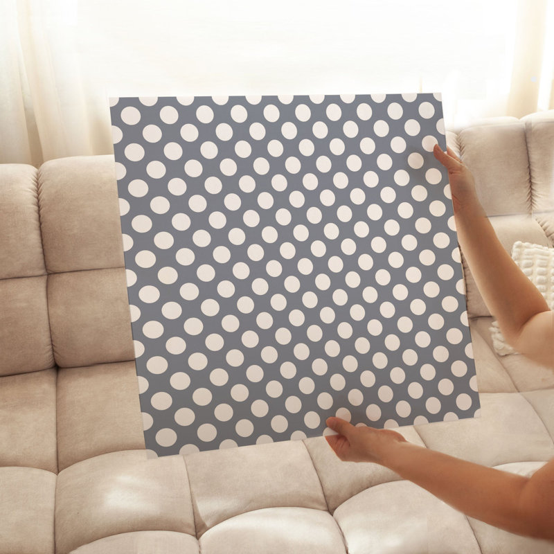 Abstract Dots I Modern Unframed Art Print, 28" H x 28" W