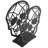 Halloween Skull Metal Standing Napkin Holder