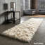 Élégant tapis grec Flokati. poils de laine. Tapis en laine naturelle.-400757698
