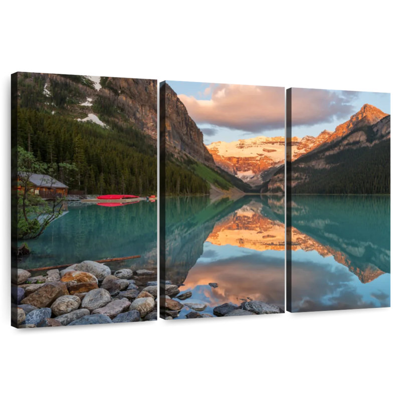 Alvord Lake Louise et les Rocheuses canadiennes, H 24 po x l 38 po
