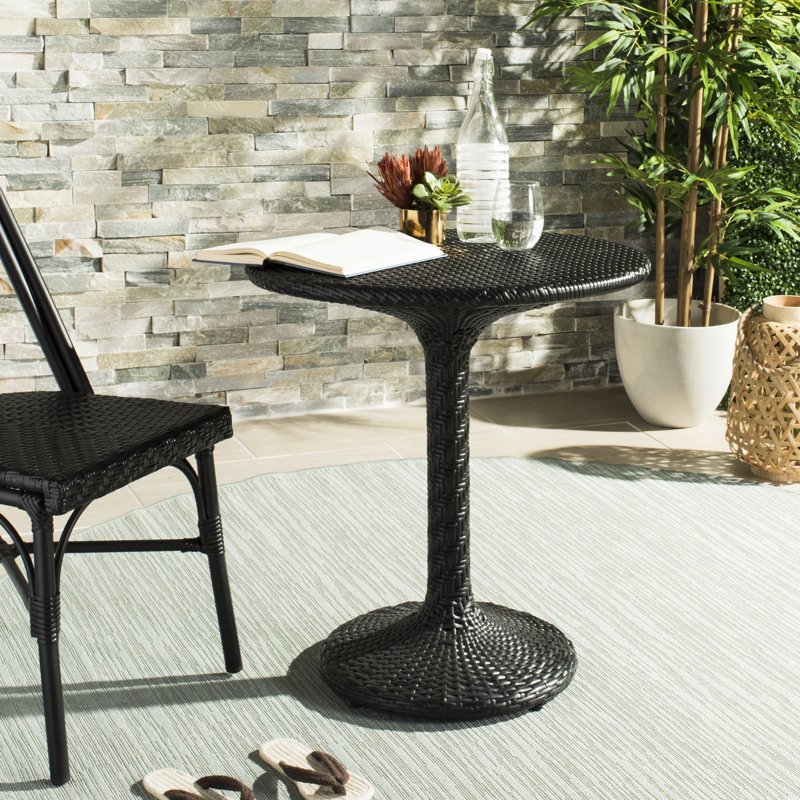 Premont Round Metal Outdoor Bistro Table , 25.5'' in. W 25.5'' in. D