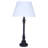 Deylani 2 Light Table Lamp With Oil Rubbed Bronze Finish And White Shade