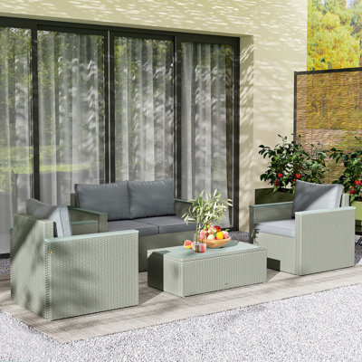 Rattan Sofa Set