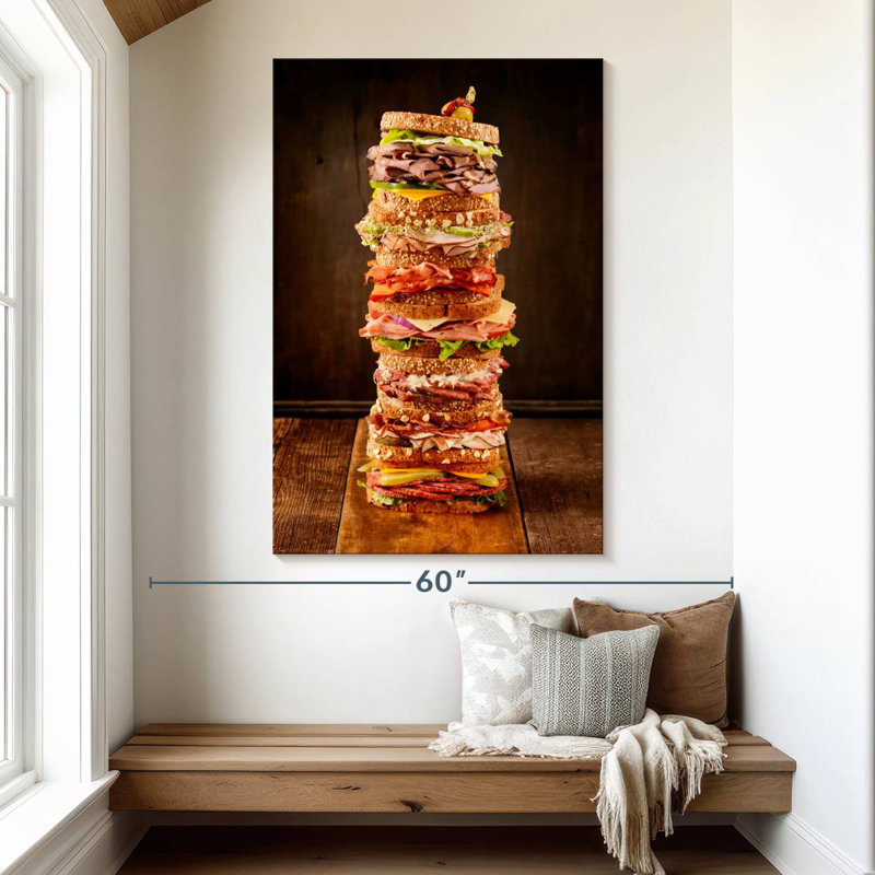 Yarlin Sandwich Stack, 51" H x 34" W