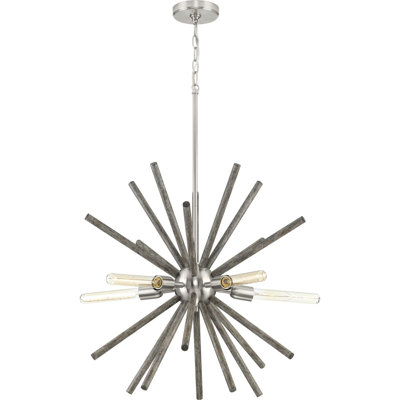 Lustre linéaire moderne à 5 lumières Spoutnik