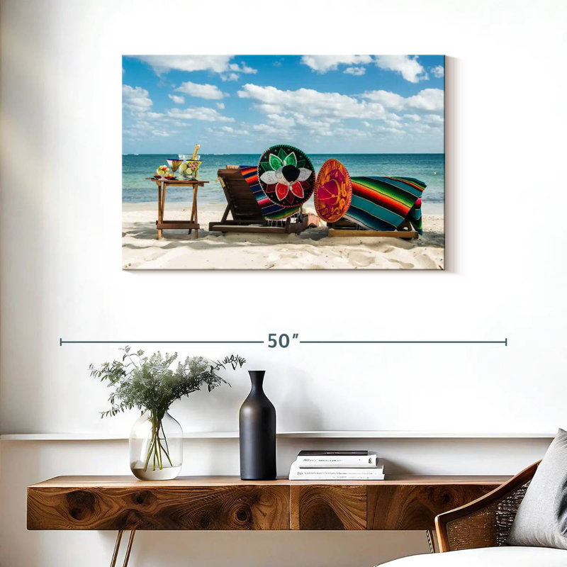 Gillard Mexican Beach, 24" H x 36" W