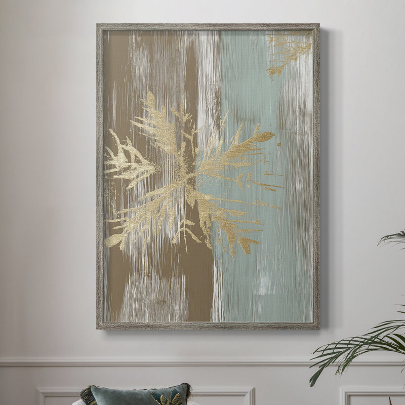 «Christmas Holiday», reproduction d'art encadrée CLXIX - bois massif, H 15 po x l 12 po