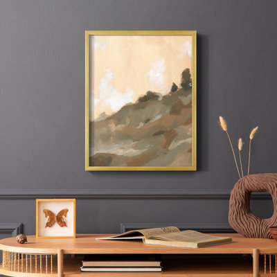 Hillside Walking Path III Framed Print - Solid Wood