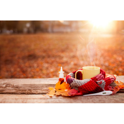 " Tea Mug With Warm Scarf "