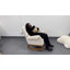 Chaise berçante moderne en velours pour salon et salle de lecture