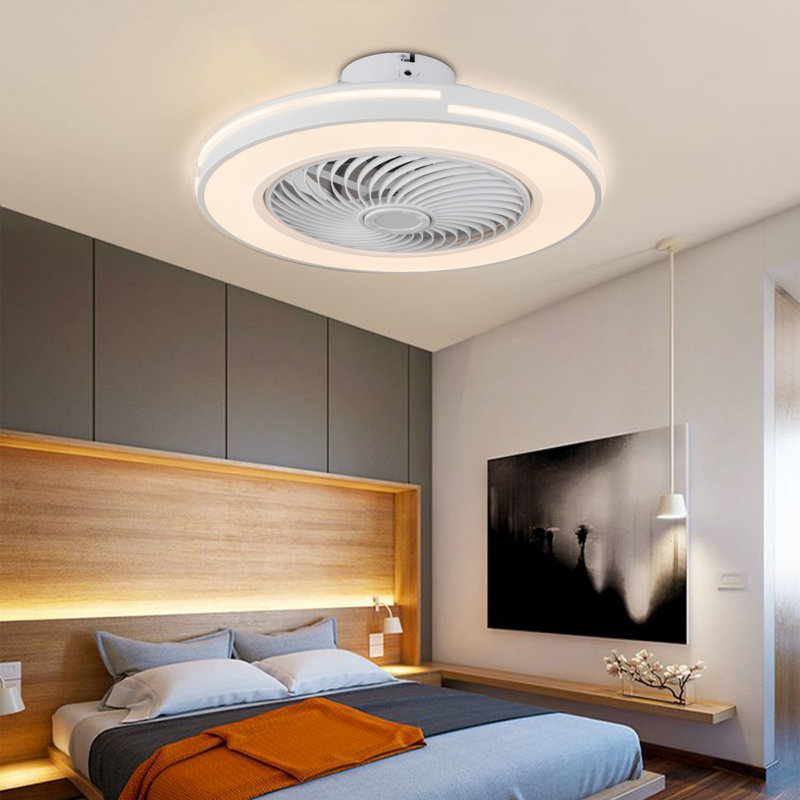 Lynox 20'' Ceiling Fan with LED Lights, White